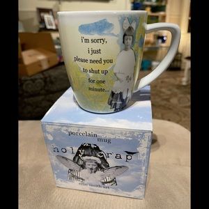 Porcelain mug  Holy Crap by Erin Smith Art new with box and tag! So fun!